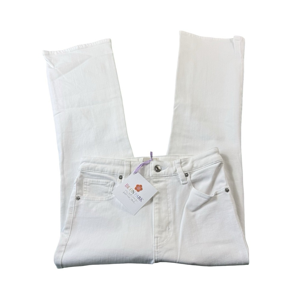 FRAME The Reboot Crop High Rise Bootcut Womens Jeans White Size 26 NWT